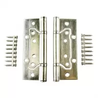 Петля дверная универсальная 125 мм, усиленная, хром